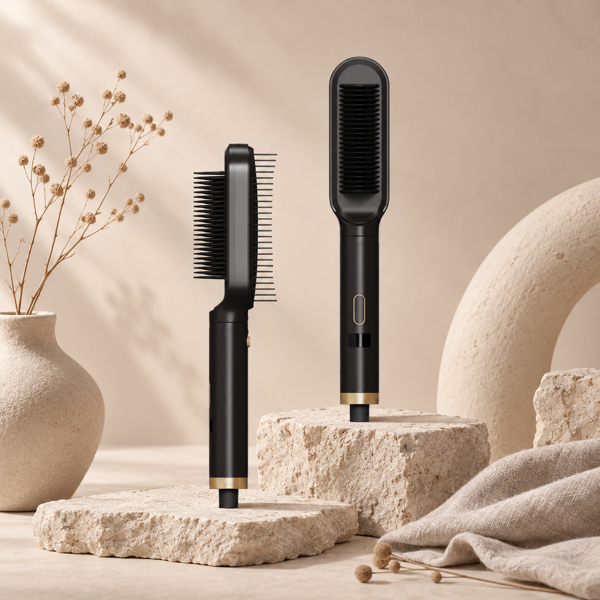 KD331 3-in-1 Hair Straightening Comb