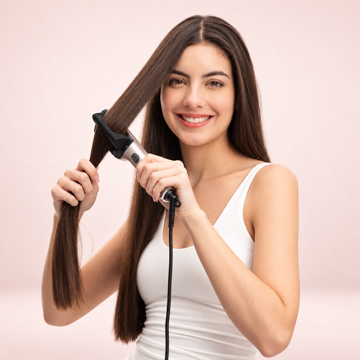 KD389 Hair Steaming & Care Hair Straightening Brush
