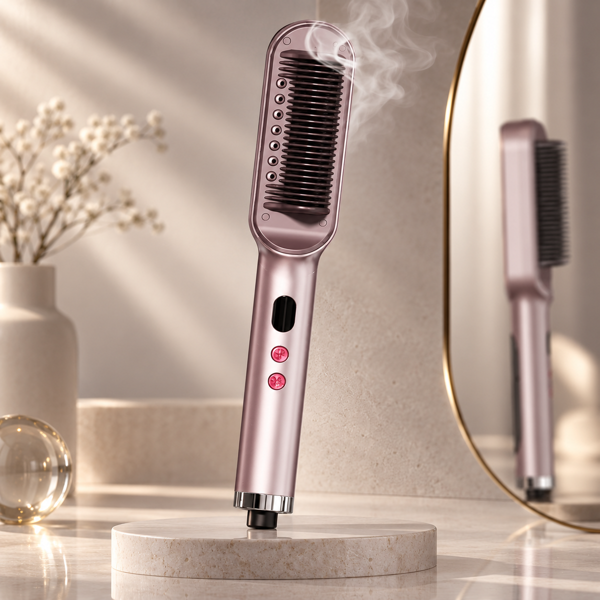 KD870 Steam Hair Straightening Comb