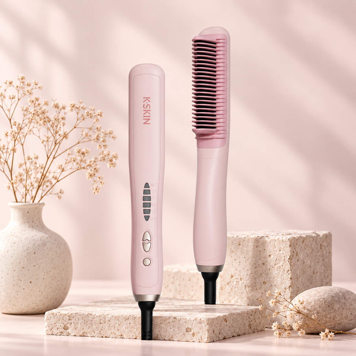 KD388 First-generation hair straightening comb